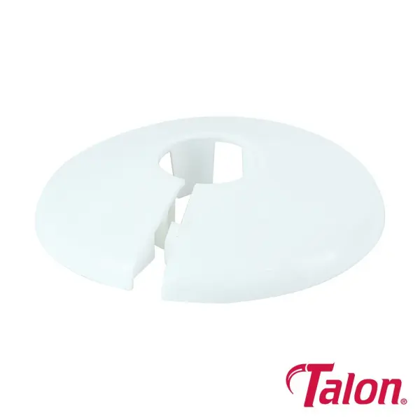 Timco Collier pour tuyau blanc 15mm, Polypropylène, Lot de 10