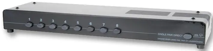 AV:LINK 8端子スピーカーセレクタスイッチ ステレオ対応