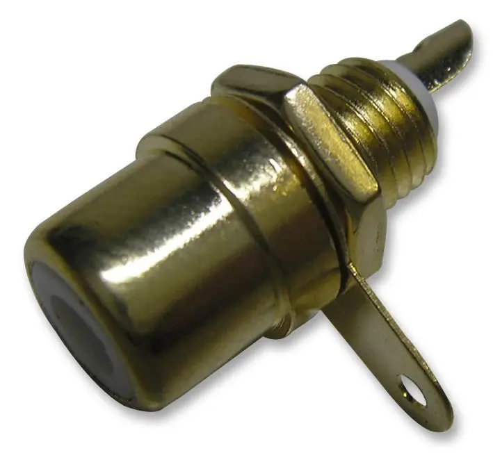 PRO SIGNAL Gold & White Phono Socket