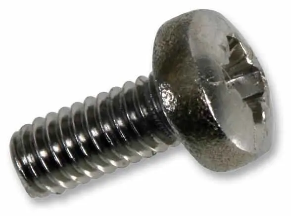RARAION M5 x 12mm Stainless Steel Pozidriv Machine Screws, 50 Pack