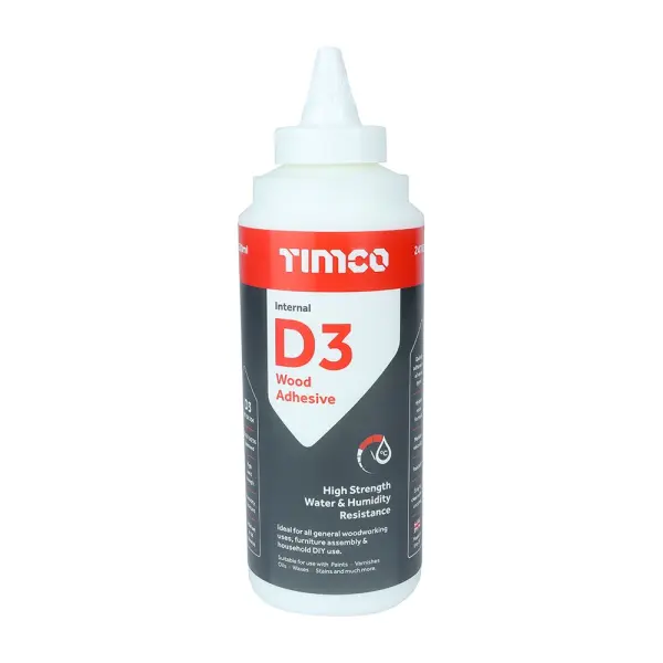 Timco D3 Internal Wood Adhesive, 500ml