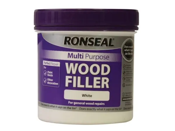 Ronseal Masilla Multiuso para Madera, Blanca, 465g
