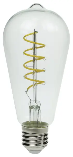 PRO-LITE 4W LED Filament ST64 Dimmable Bulb E27 - Yellow