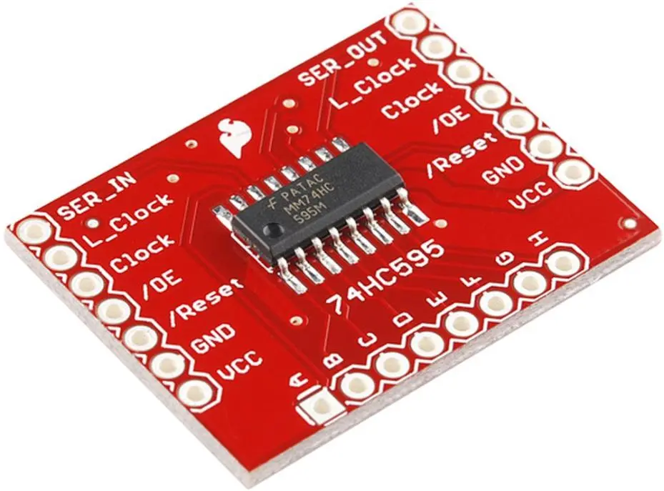 SparkFun 74HC595 シフトレジスタ ブレイクアウトボード