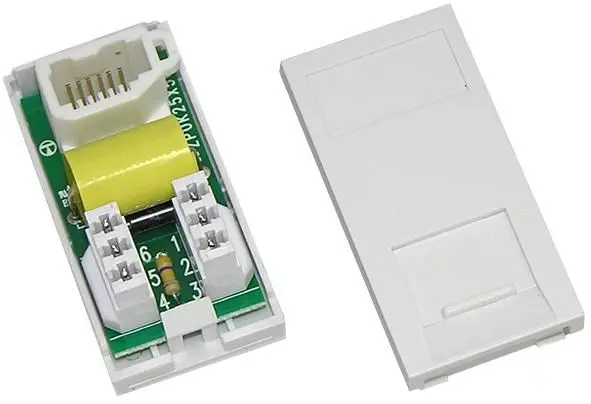 TUK PSTN Master UK Voice Module, White, Cat5e/Cat6