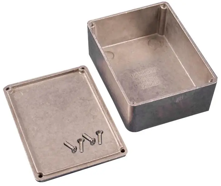 HAMMOND מארז אלומיניום יצוק IP54, מידות 111x82x44 מ״מ