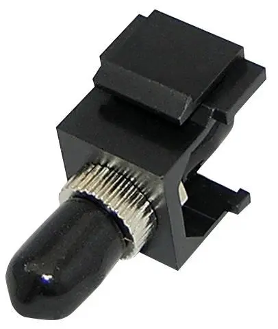 TUK מתאם סיבים אופטיים ST-ST סימפלקס, שחור