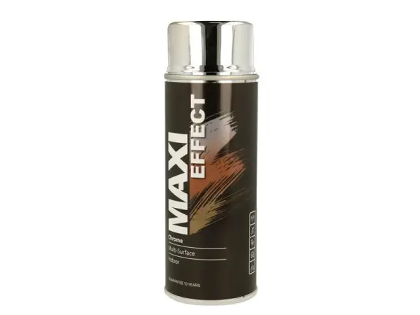 MAXICOLOR MaxiEffect Metallic Chrome Spray Paint, 400ml