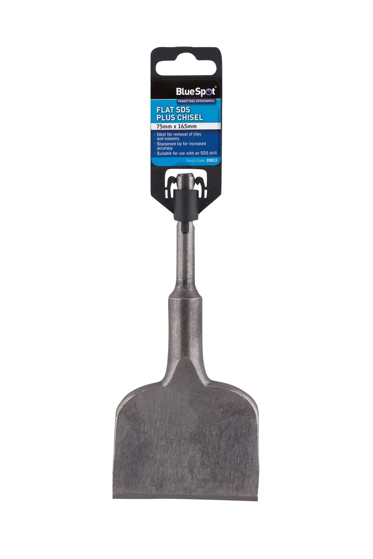 Blue Spot Tools - SDS-Meissel 75mm x 165mm Flach