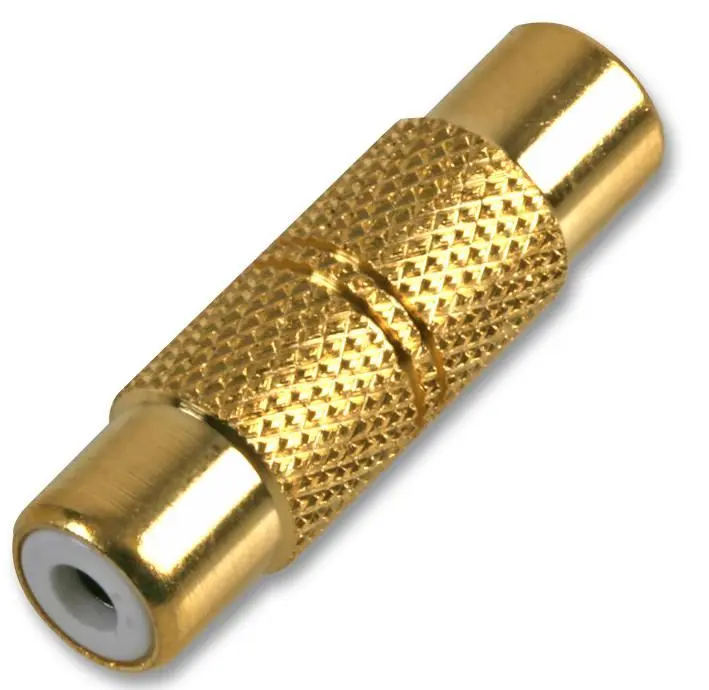 PRO SIGNAL RCA Coupler, Metal Body, Gold Plated Contacts