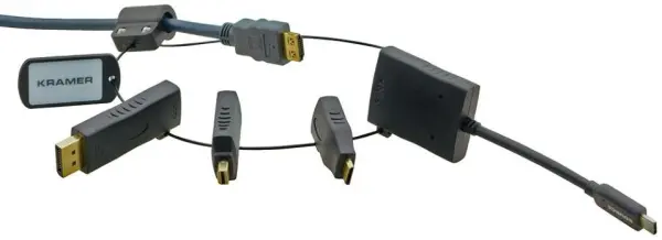 KRAMER Προσαρμογέας HDMI για DisplayPort, Mini HDMI & USB-C