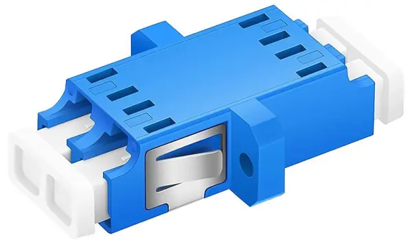 BLAKE UK OS2 Single Mode Fibre Optic Duplex SC APC Socket Coupler Adaptor, Flam - Blue