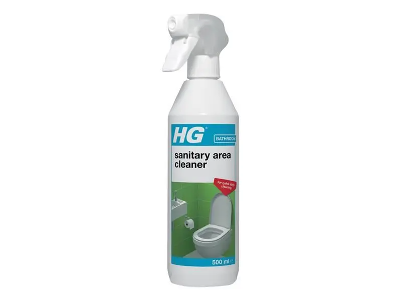 Nettoyant pour surfaces sanitaires HG, 500 ml, vaporisateur séchage rapide