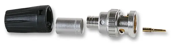NEUTRIK BNC Συνδετήρας 75 Ohm για RG6, Χρυσοπλαστικός