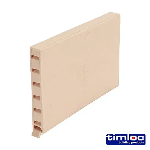 Timco Timloc Hohlwand-Entlüftungsöffnung - Buff - 1143BU (Größe 65 x 10 x 100 -