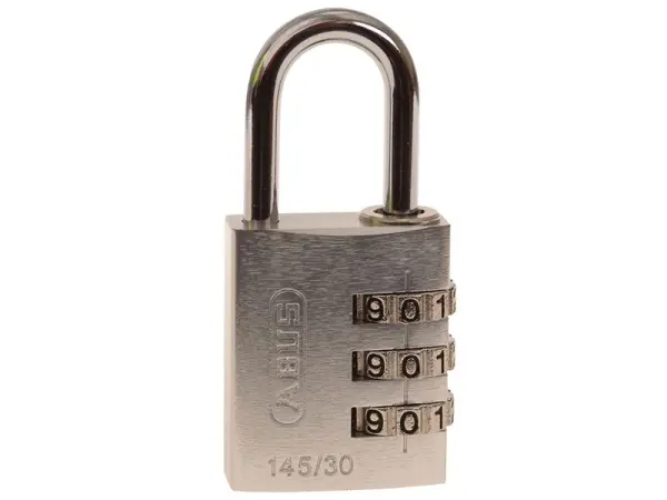 ABUS 145/30 Combinatieslot van Aluminium, 30mm, Zilver