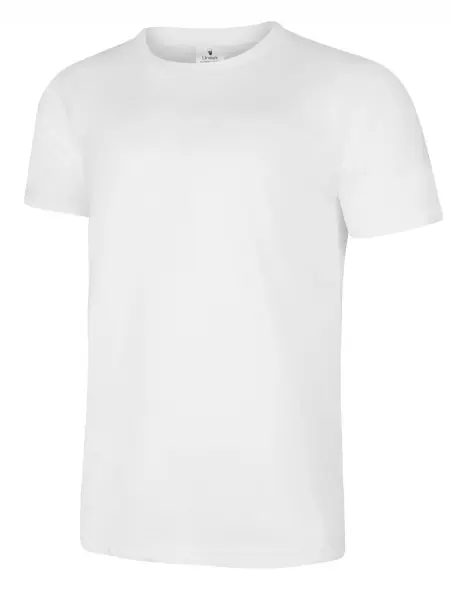 Uneek Unisex Ολυμπιακό Μπλούζα, Αντιδραστική Βάφη, Λευκό, XL