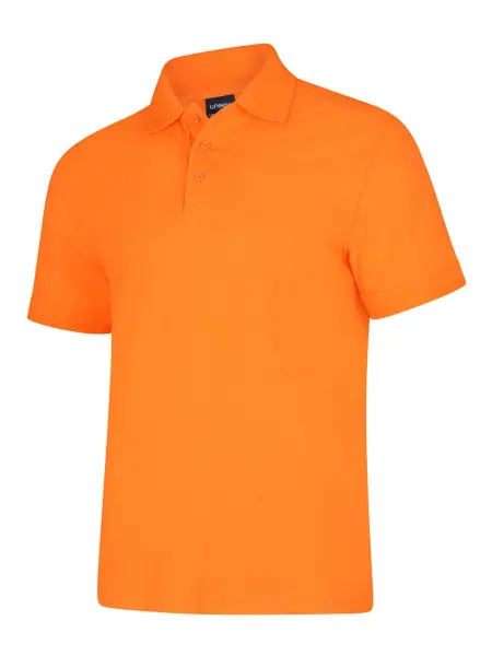 Polo décontracté unisexe Uneek Deluxe – 50% polyester/coton, Orange, 3XL