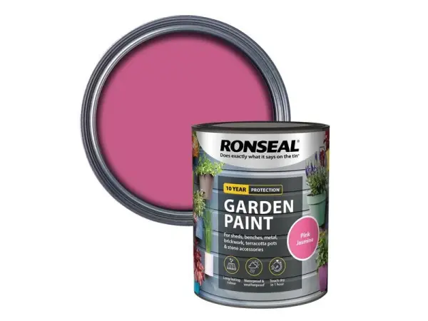 Ronseal Garden Paint - Pink Jasmine, 750ml