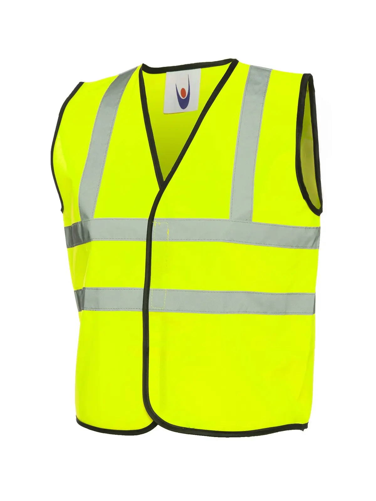 Uneek Kids' Hi-Viz Waistcoat - Yellow, Size 10/13 Years