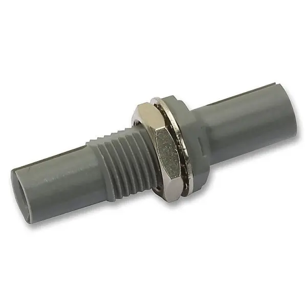 BROADCOM HFBR-4505Z Fibre Optic Bulkhead Feedthrough Connector, Grey