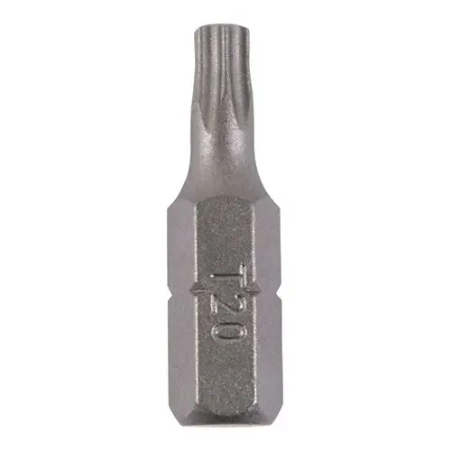 Timco TX20 S2 Steel Driver Bits (25mm, 10-Pack)