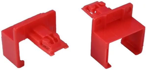 TUK Lockboots RJ45 Vermelhos, Pacote de 20