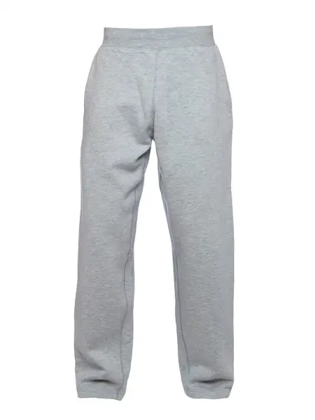 Uneek Kids' Jog Bottoms - 50% Polyester 50% Cotton - Heather Grey - Age 11/13