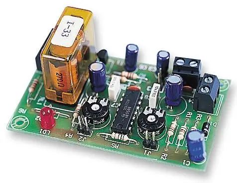 Kit de minuterie à temporisation CEBEK 12V, 1s à 3min, relais 5A