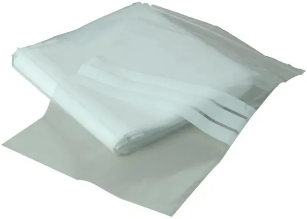 Raraion Write On Clear Gripper Plastic Bags 230mm x 325mm Pack of 100