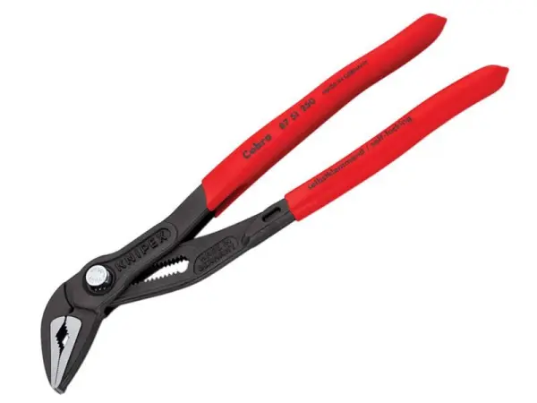 Knipex Alicate Cobra ES Extra Fino para Bombas de Água, Cabo em PVC, 250mm