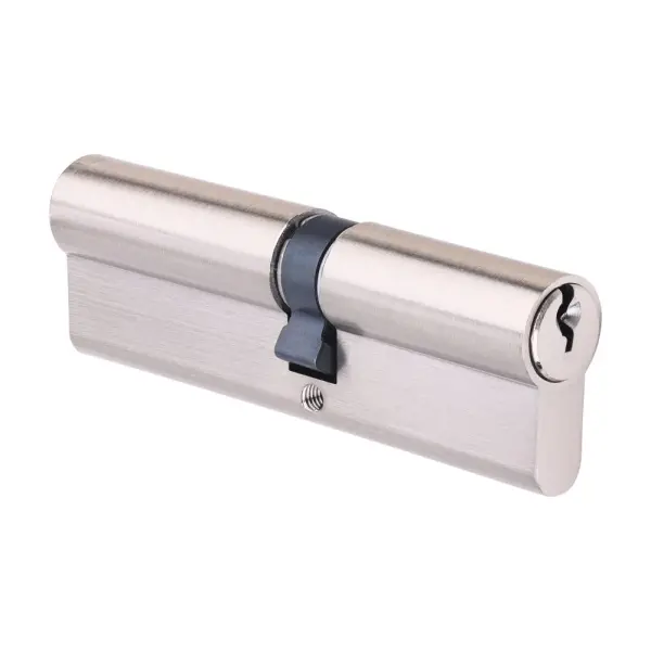 Timco Dubbel Eurocilinder SN 100 (45/55), Messing, Satin Nickel