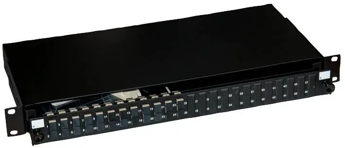Connectix Cabling Systems 1U SC Duplex Fibre Patch Panel, 24 Ports