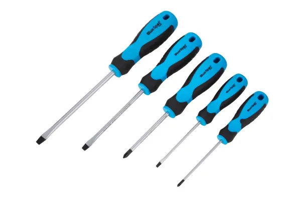 Blue Spot Tools 5件装软握螺丝刀套装