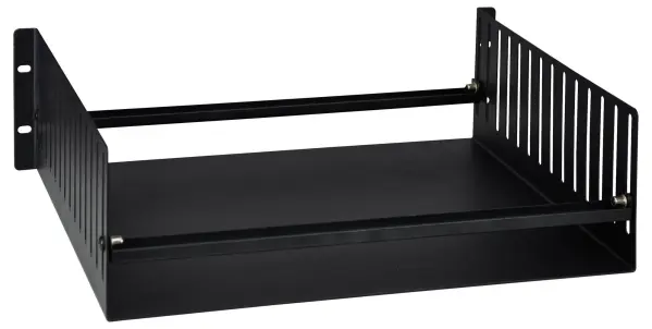 Soundlab 19 Inch Steel Rack Tray 3U with Clamps