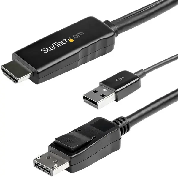 STARTECH HDMI na DisplayPort Adaptérní Kabel 4K UHD 30Hz, 3m
