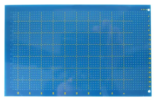 MULTICOMP PRO לוח פרוטוטייפ 100x160mm, צד אחד, פורמט יורוקרד