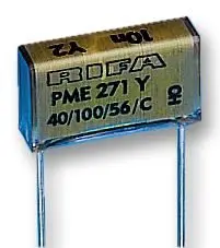 EVOX RIFA PME271Y Series Safety Capacitor, Metallized Paper, 0.01µF, Y2, 250VAC