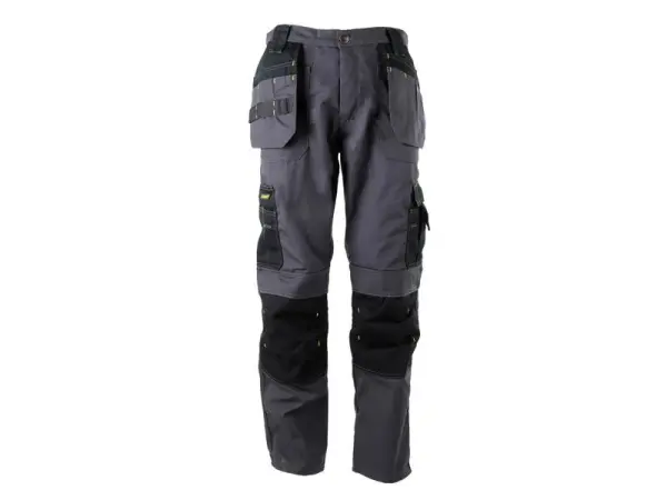 Pantalon de travail STANLEY Huntsville Gris avec poches, Taille 34, Longueur 31