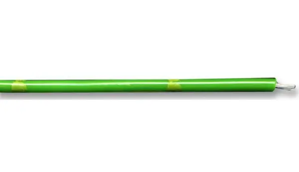 PRO POWER Stranded Equipment Wire, PVC, Green/Yellow, 0.75mm², 100m