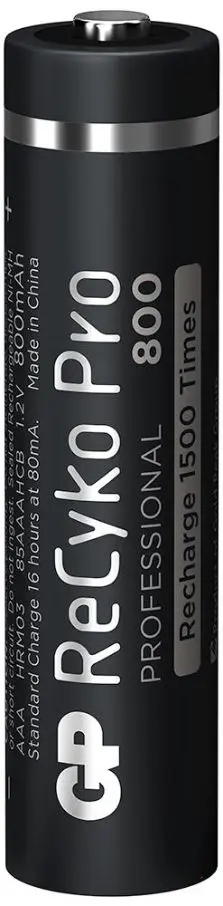 GP 배터리 ReCyko Pro NiMH 충전식 AAA 배터리 800mAh 단품
