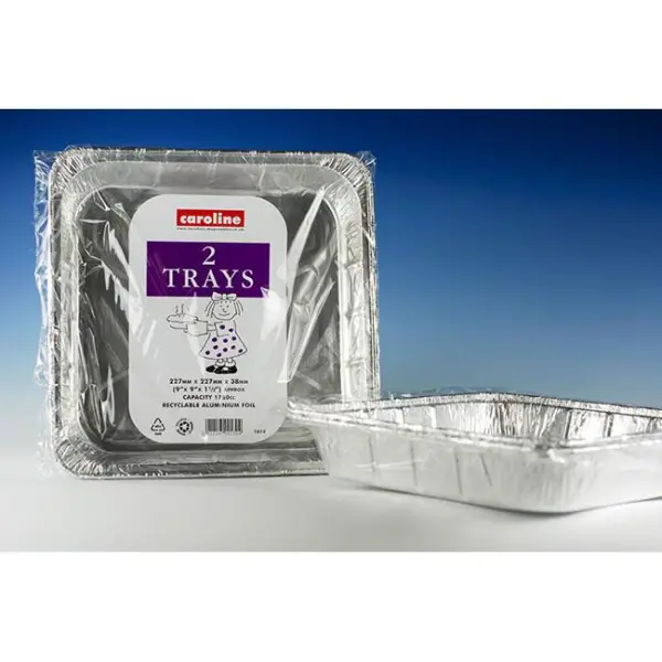 Caroline Aluminium Backformen 2er-Pack, 227x227x38mm 60oz