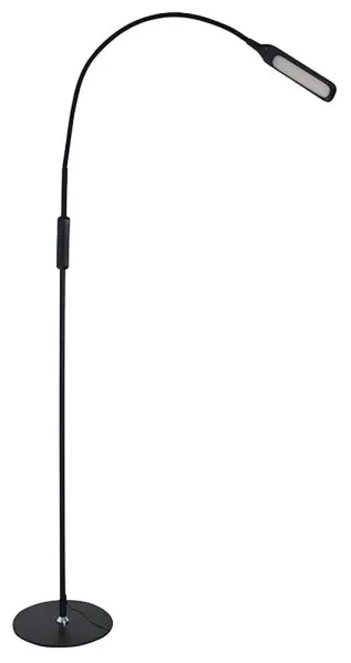 NATIVE LIGHTING Lumina Long Reach Floor Lamp - Black