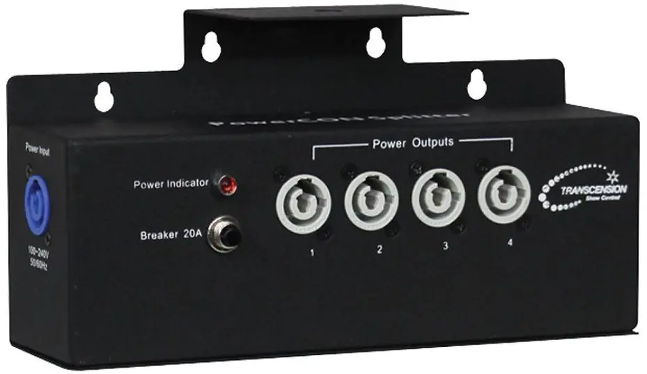 Unité de distribution d'alimentation TRANSCENSION PowerCON/IEC 12 prises