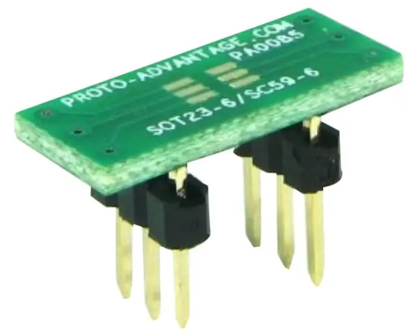 PROTO ADVANTAGE - SOT23-6/SC59-6轉DIP6轉接板 0.95毫米