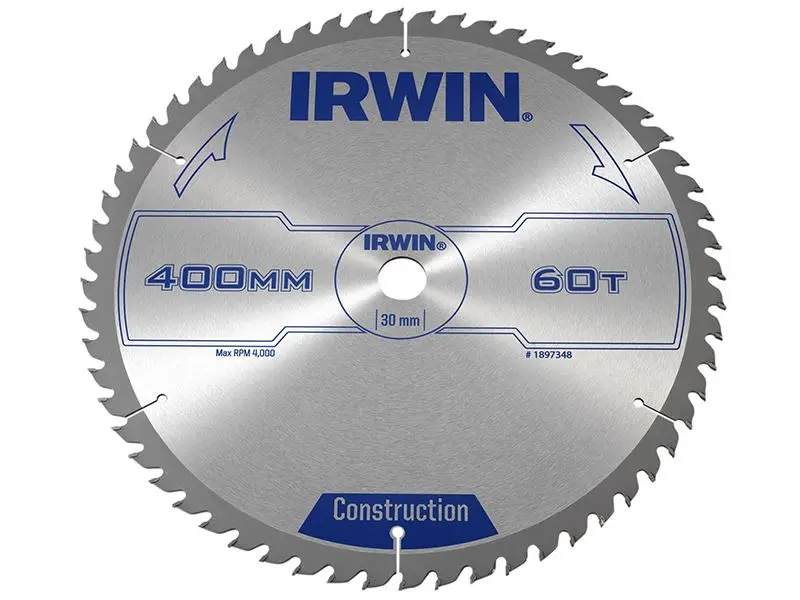 IRWIN Lama per Sega da Banco e Calibratrice Universale, 400mm, 60 Denti ATB