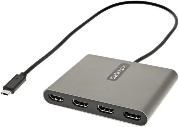 STARTECH Adaptador USB-C a 4x HDMI - 4K HDMI a través de USB-C