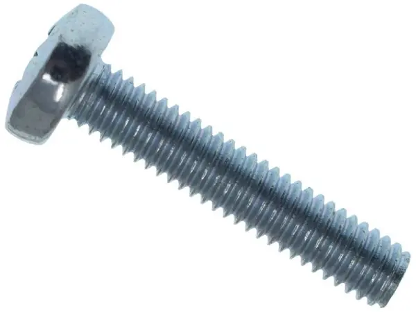 METALMATE Machine Screw Pozi Compatible Pan Head Zinc Plated - M4 x 20mm Box 50