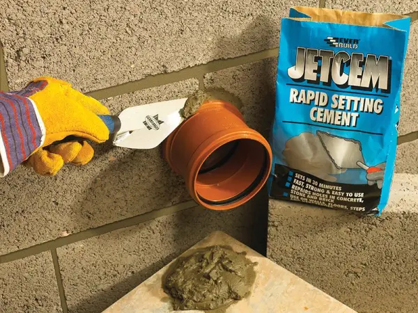 Everbuild Sika Jetcem Rapid Set Cement, 12kg (2 x 6kg Packs)