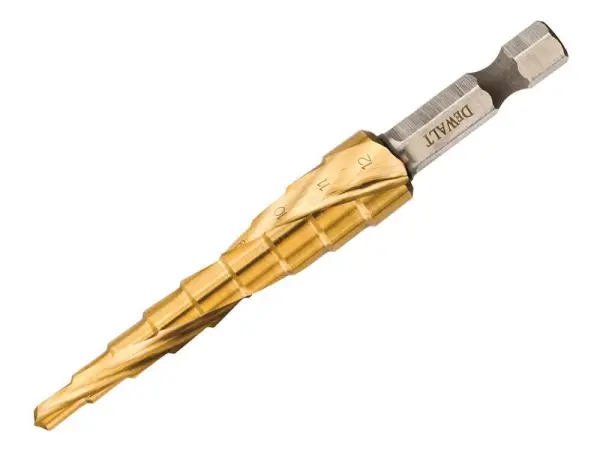 DEWALT Extreme Step Drill Bit 6-12mm, Titanium Coated